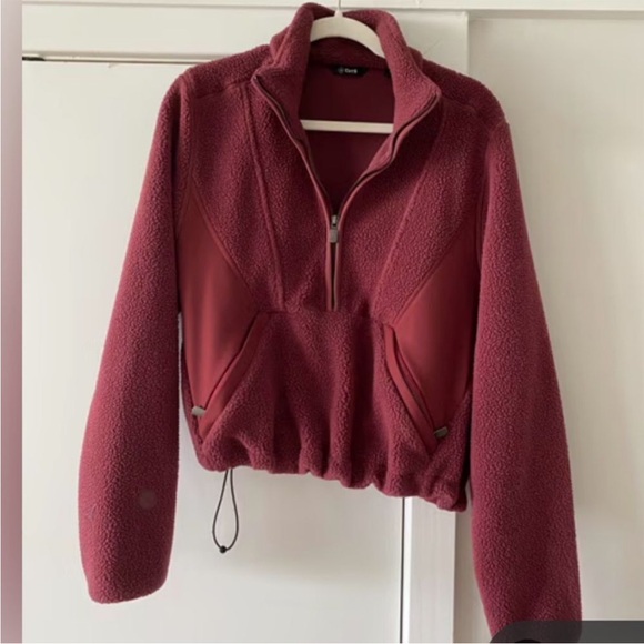 Cuts Sherpa half zip NWT - Picture 12 of 13